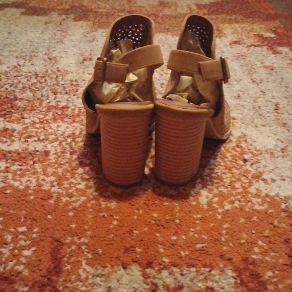 Women's brown sling back booties Size 9.5 - Picture 4 of 5